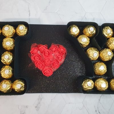 tarta ferrero kinder enamorados