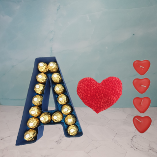 pack ferrero dulce kinder corazon crochet san valentin