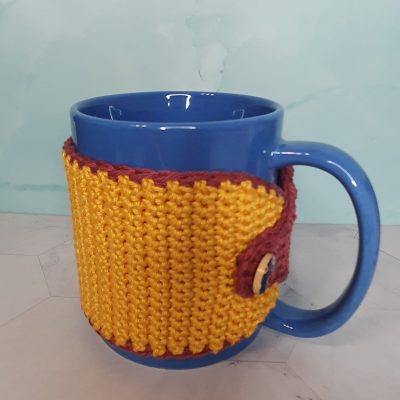 taza desayuno faja taza crochet