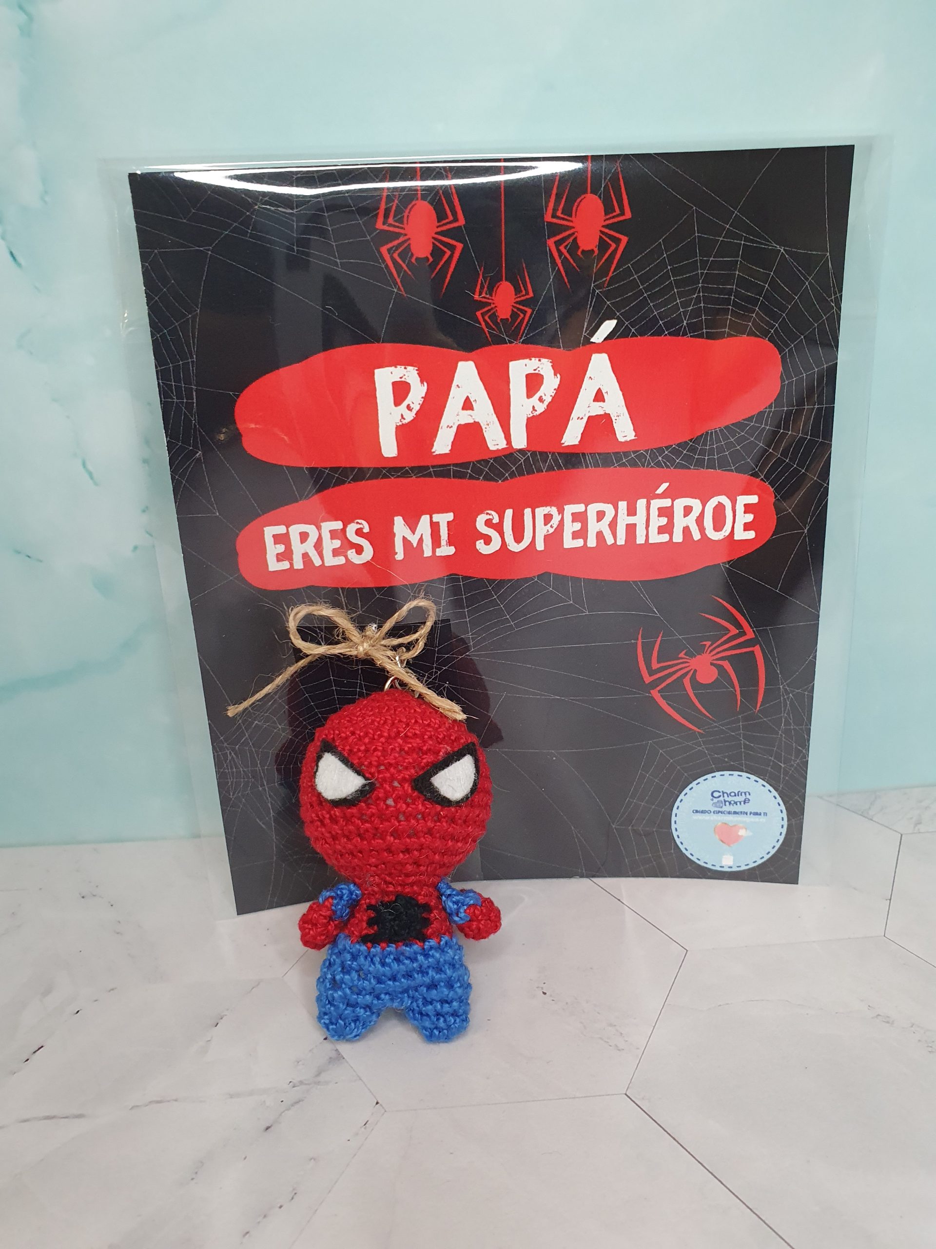 20240306_192924 spiderman crochet llavero personalizado regalo