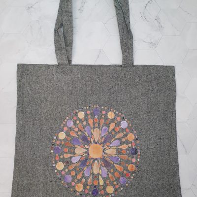 totte bag con diseño dtf textil día de la madre