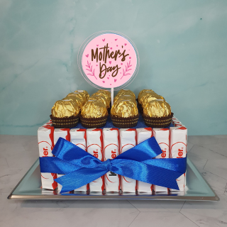 TARTA KINDER Y FERRERO DÍA DE LA MADRE