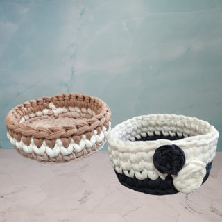 cestillos crochet trapillo