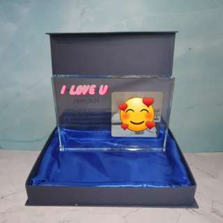 placa vidrio personalizada