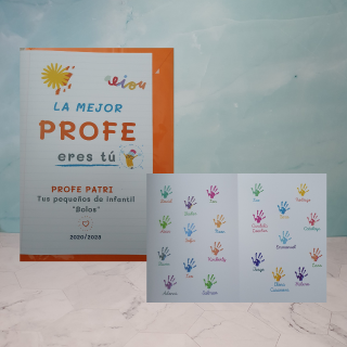 tarjeta gratitud profe